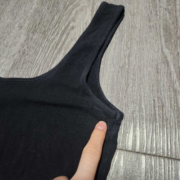 Vintage soft & stretchy black classic bodycon dress - Picture 7 of 13